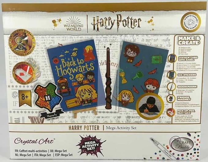 Harry Potter knutselset - Crystal Art Mega Activity Set voor kinderen.