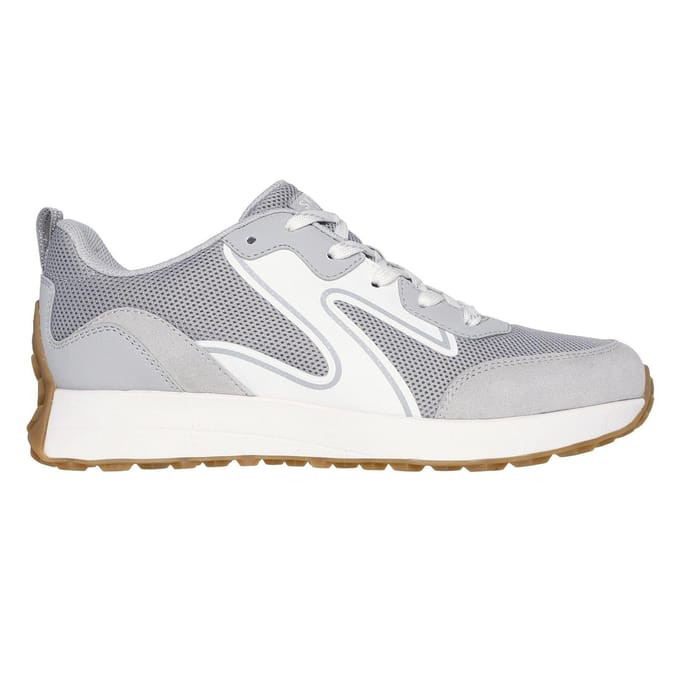 Skechers Dames Gusto Suède Paneel Sneakers (Grijs)