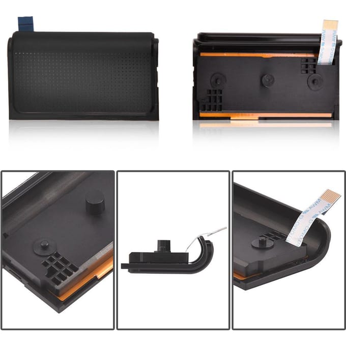 1 pièce Pavé Tactile de Remplacement Portable en ABS pour Manette de Jeu Sony PS4 Noir black