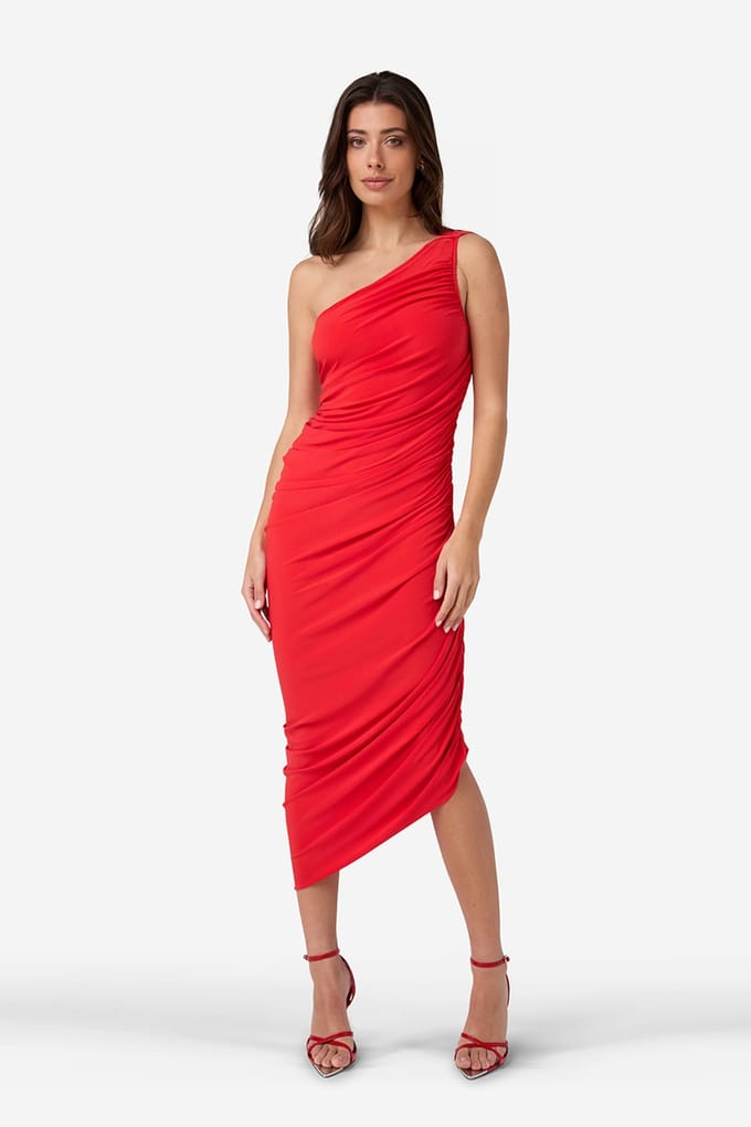 Ibana Essy Red Taglia: 44 | Abiti Midi Outlet | Donna | Rosso