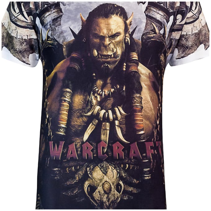 Warcraft Durotan Heren T-Shirt - Wit - S