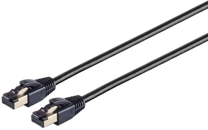 Patchkabel cat 8.1 F/FTP PIMF LSZH schwarz 5,0m