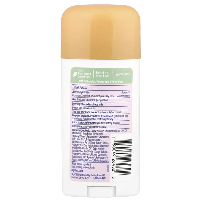 Dry Idea, strong Natured, antiperspirant and deodorant, Fresh Breeze, 2.6 oz (74 g) beige