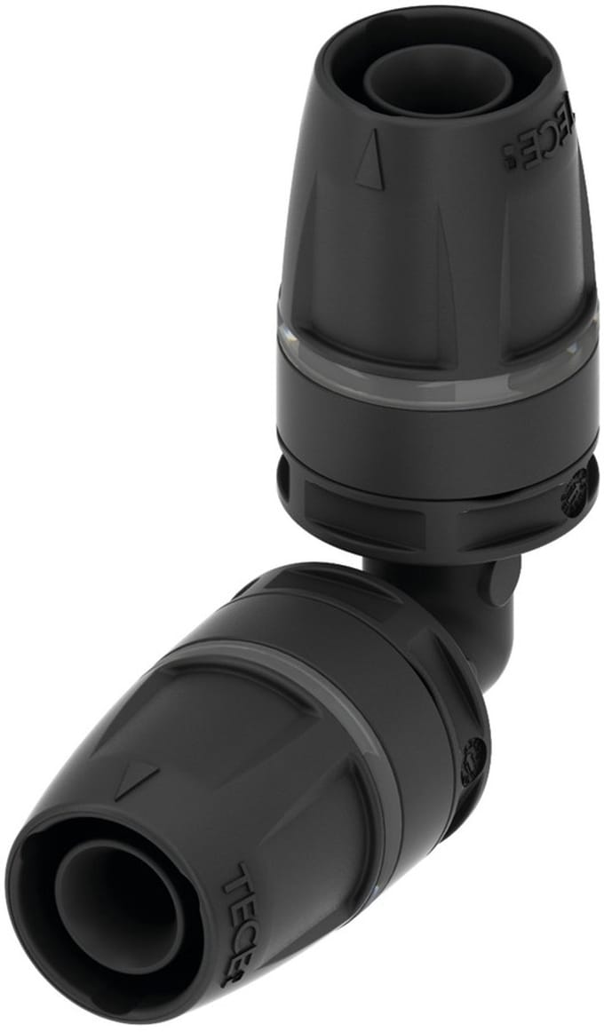 TECE TECElogo-Push knie 90°, PPSU, afmeting 16 x 16, 8710716