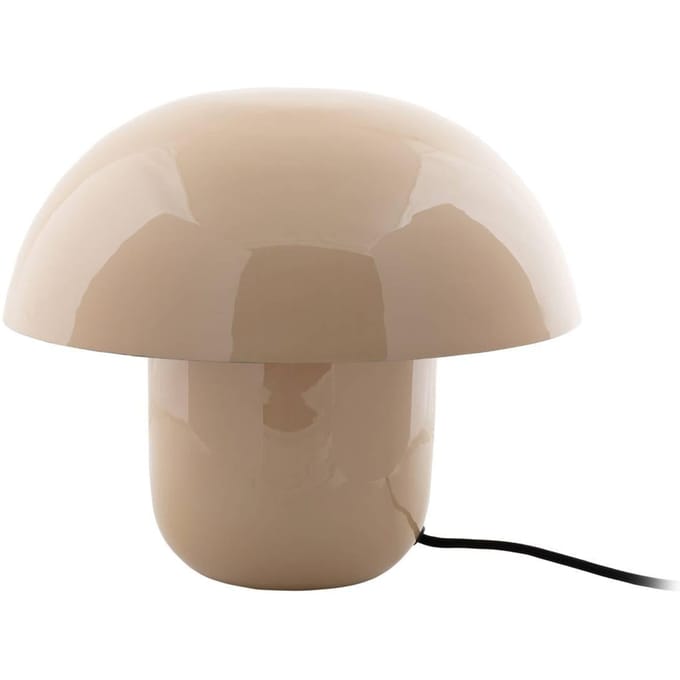 Leitmotiv Tafellamp Fat Mushroom - Bruin - 29x29x25cm - Scandinavisch