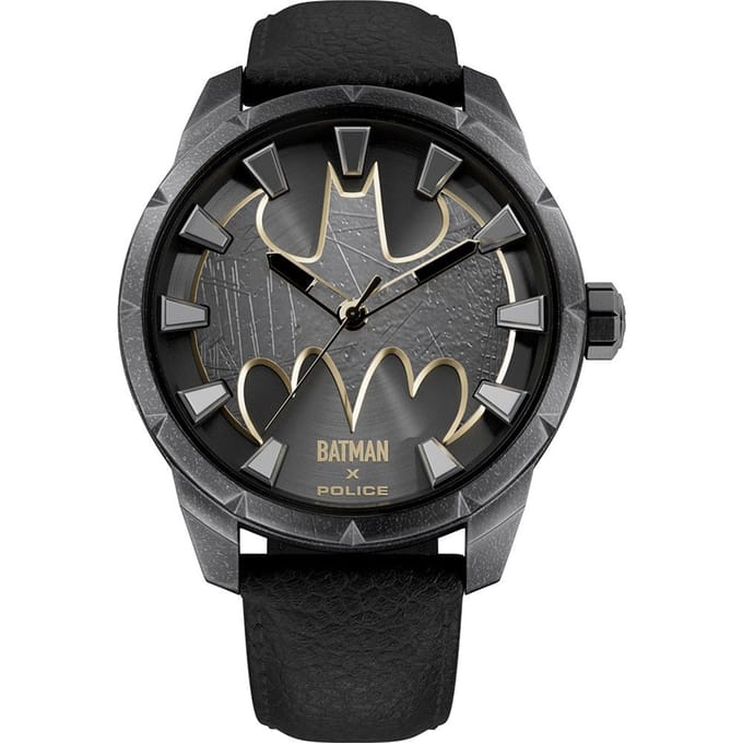 Police The Bat 45mm 5atm Quartz Analogical Horloge Zilver Man