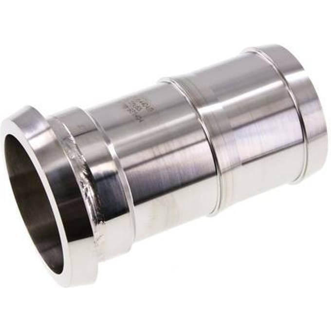 Melkkoppeling 86mm Laspuntstuk 2 1/2" (65mm) Slangpilaar RVS