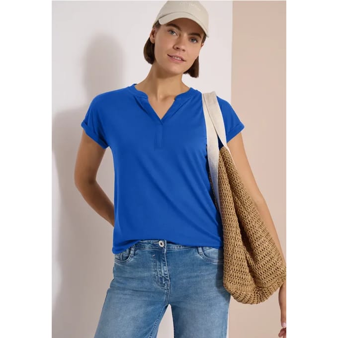 Shirt met korte mouwen in tuniekstijl