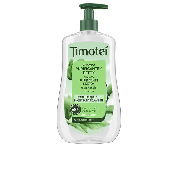 Timotei Purifying en Detoxifying Shampoo Met Groene Thee Extract Voor Vet Haar 600 ml