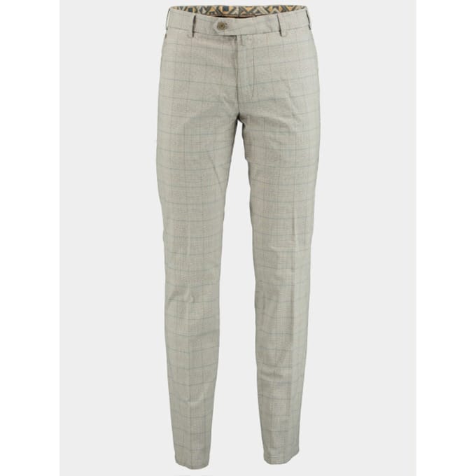 Meyer Broek Bonn Allover Fine Exclusive Multi Check Grijs / male
