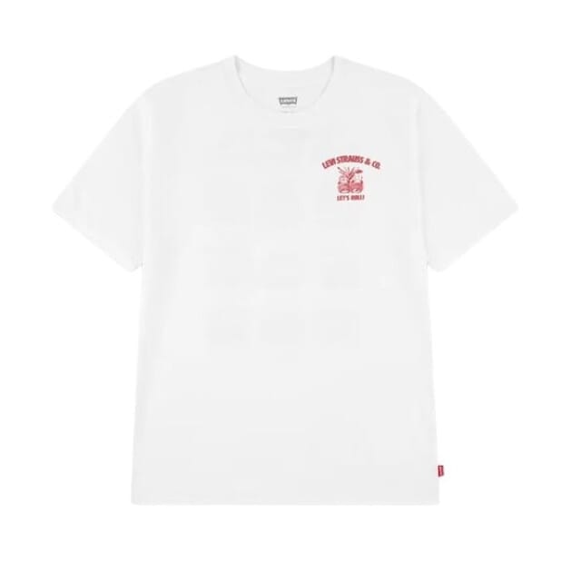 Levi´s ® Kids Roll Models T-shirt Met Korte Mouwen Wit 12 Years Jongen