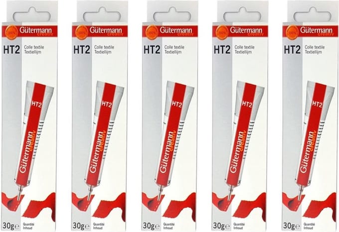 Gütermann Textiellijm HT2 30 gr. - 5 TUBES