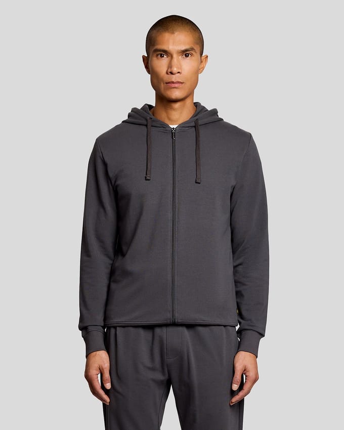 Hooded sweatshirt met rits Lyle & Scott