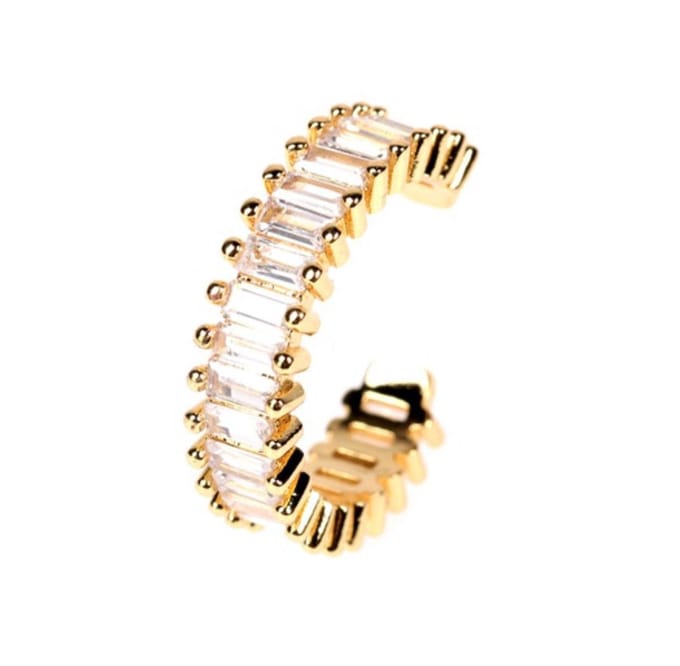 Ring met steentjes | goud gekleurd