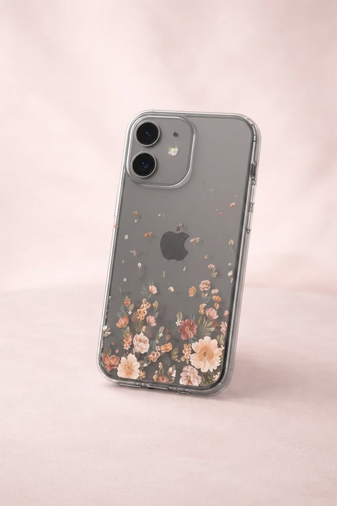 Vrolijk iPhone hoesje (iPhone 14) met bloem
