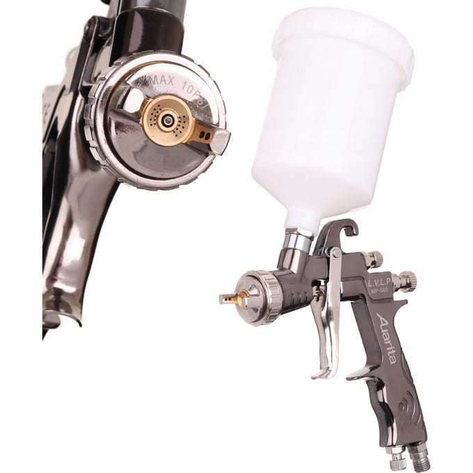 Auarita MP-500 LVLP-spuitpistool met mondstuk van 2,0 mm