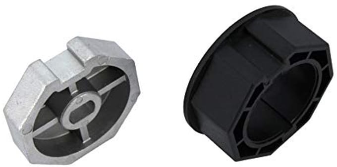 Achthoekige adapter 60 mm voor rolluikmotoren