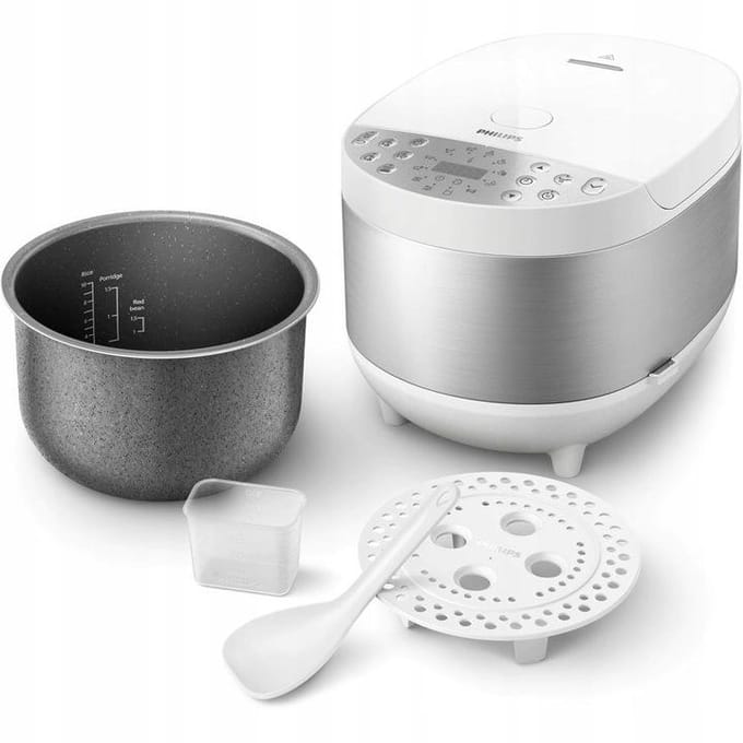 Philips HD4713/40 multi cooker 5 l 980 W Zilver, Wit