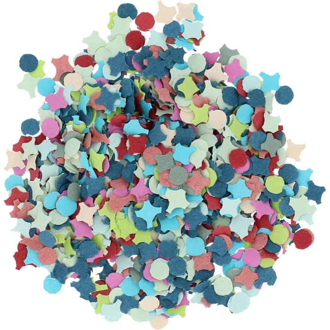 Gemengde Kleuren Confetti 100gr
