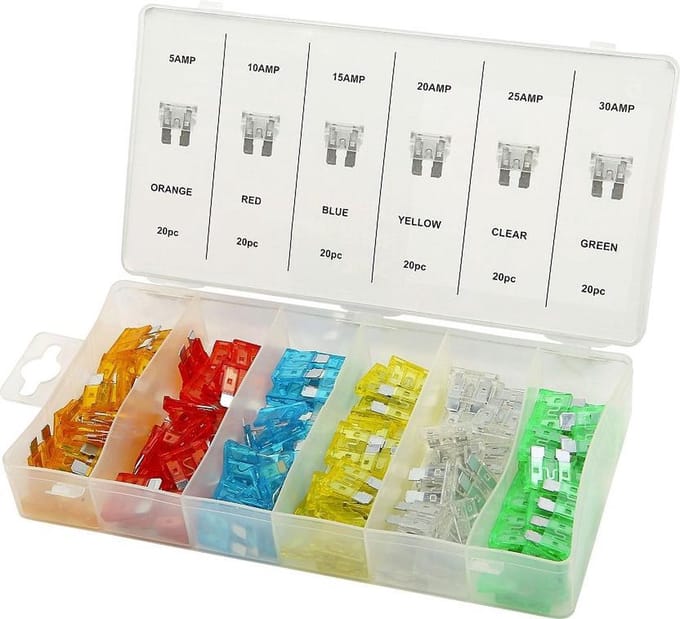 120 Delig Auto Zekeringen Assortiment