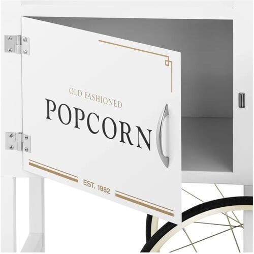 Royal Catering Popcornkar - wit en goud 10011104