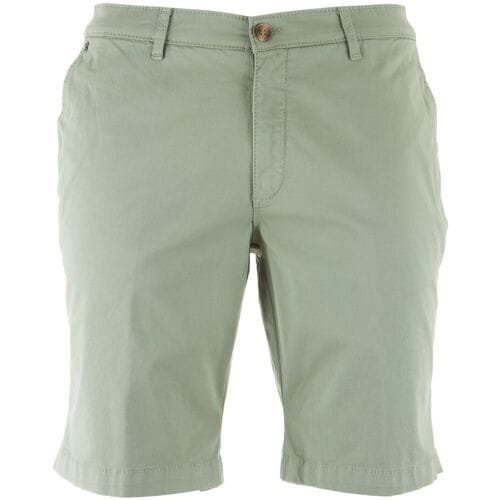 Gardeur Bermuda Jasper Summer Cotton Shorts Groen / male