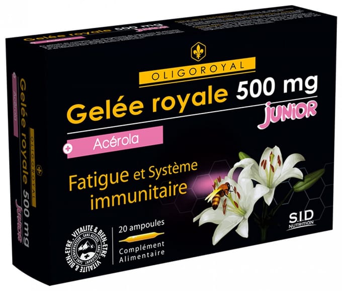 S.I.D Nutrition Oligoroyal Royal Jelly 500 mg + Acerola Junior 20 Ampullen