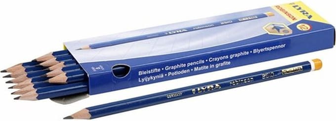 Robinson Potloden - HB Hardheid - 6,8mm Diameter - Vulling 2mm - 12 Stuks - Lyra