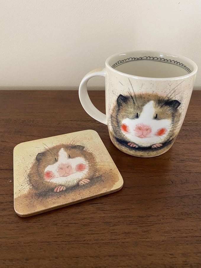 Alex Clark Mok & Onderzetter Set Gilbert ~ Cavia