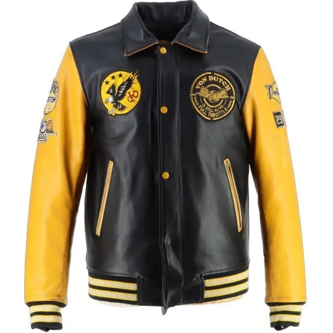 Motor leren jas Von Dutch Vd - Brooklyn