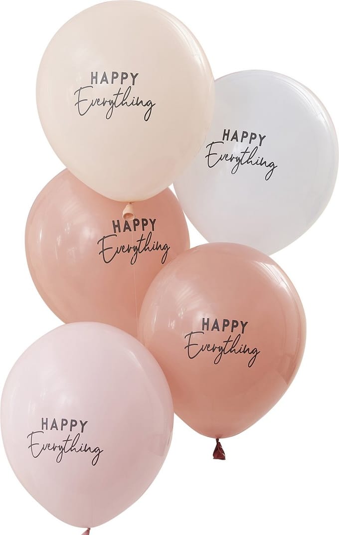 Ginger Ray - Ginger Ray - 5 Ballonnen Happy Everything