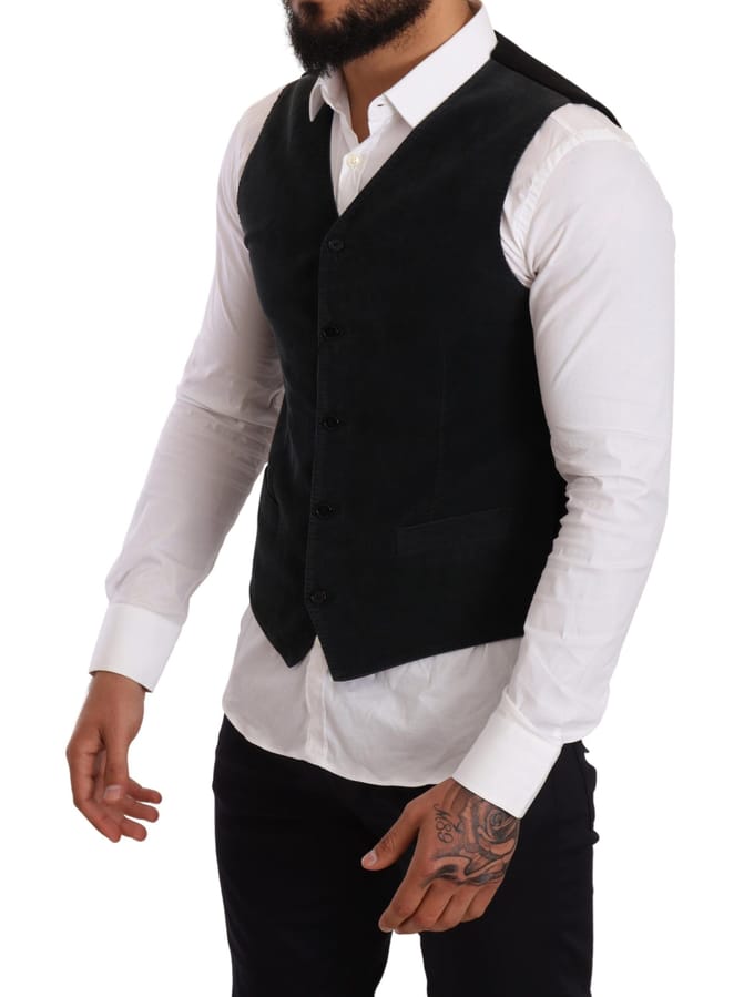Katoenen Vest Klassieke Stijl