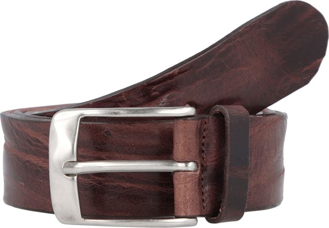 Vanzetti Riem leer - Jongens - 110 cm - dark brown