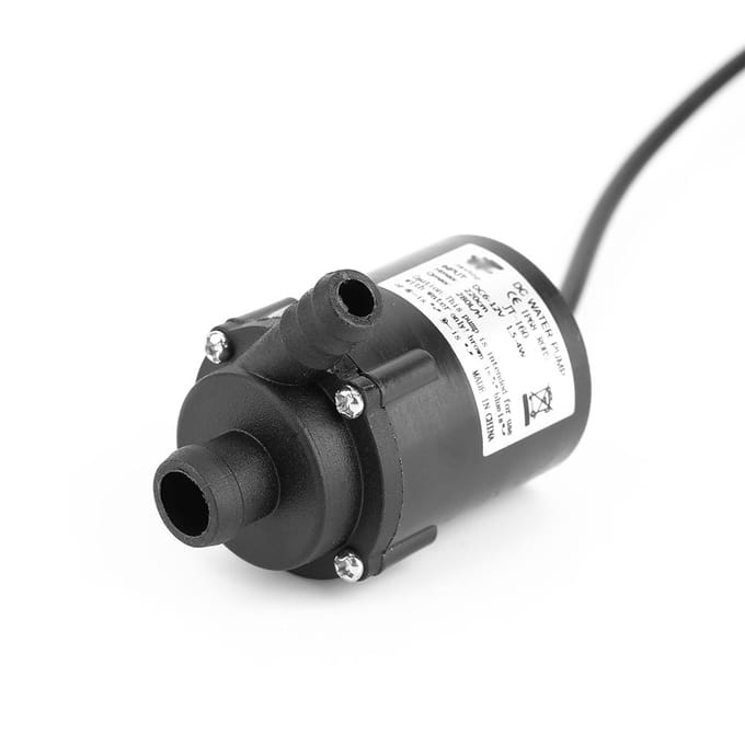 Lagedrukpomp DC 12V Micro Borstelloze Dompelmotor Waterpomp Zonnekoeling 200L H