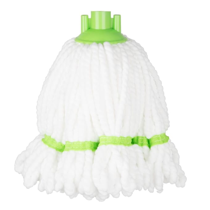 Jantex Microvezel Mophoofd Groene Streep 150g
