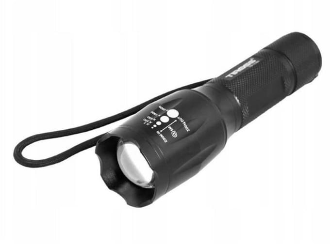 Tiross TS-1151 - Zaklamp - CREE LED 10W - Oplaadbaar - Waterdicht