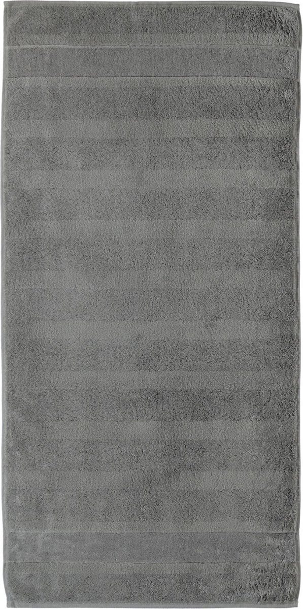 CAWÖ Noblesse² Uni Badhanddoek - Grafiet - 50x100