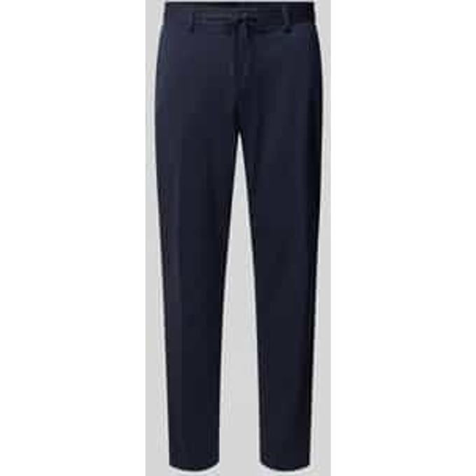 Slim fit joggingbroek van elastische jersey, model 'S.O JOGG'