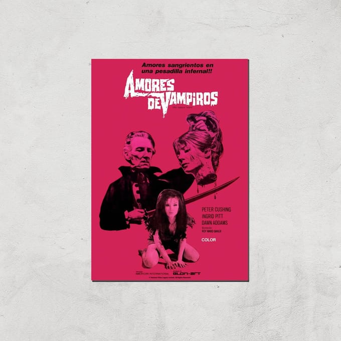 Amores De Vampiros Giclee Art Print - A3 - Print Only