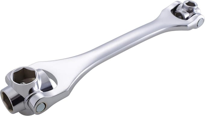 Multifunctionele Steeksleutel 8-in-1 Metrisch 8-21mm met Flexibele Kop