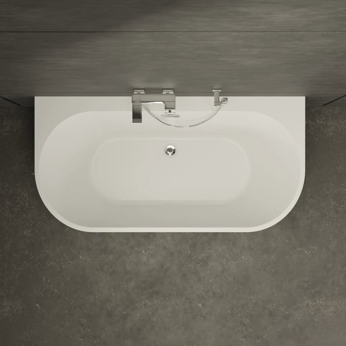 SPALINA - Vrijstaand bad - Naos 160 blanche, 160 x75 x58 cm, Wit