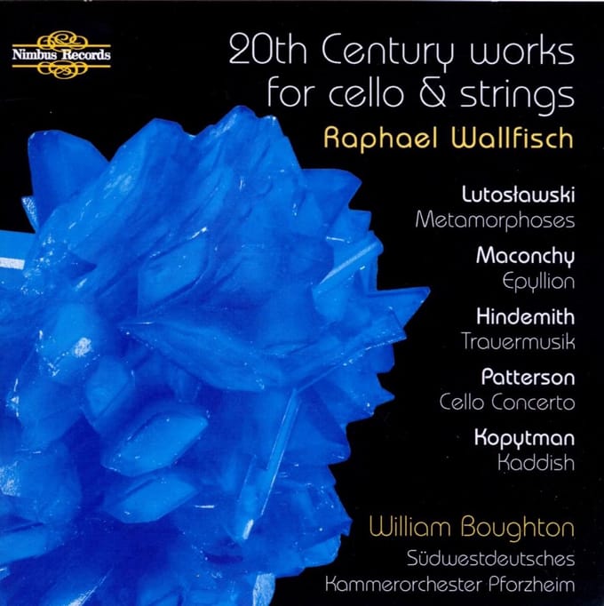 Raphael Wallfisch, Südwestdeutsches Kammerorchester Pforzheim, William Boughton - 20th Century Works For Cello & Strings (CD)