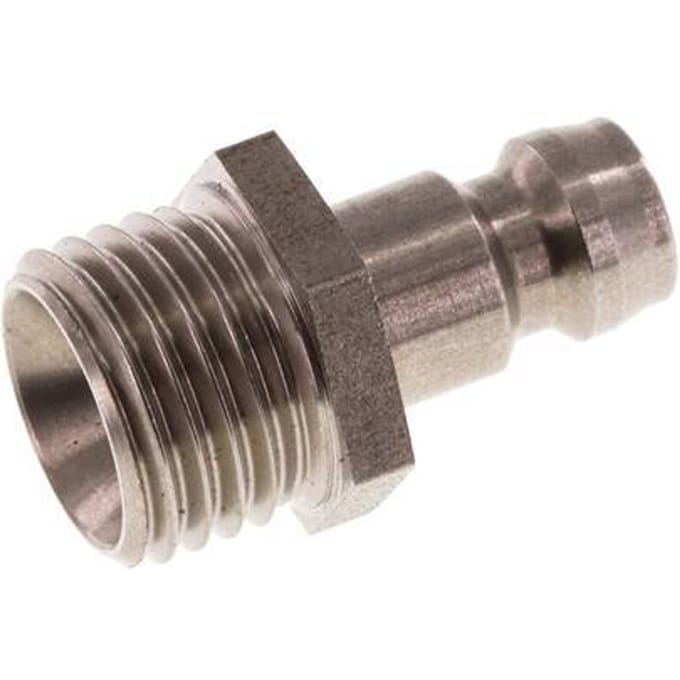 RVS DN 6 Tempereerkoppeling Insteeknippel M14x1.5 Buitendraad