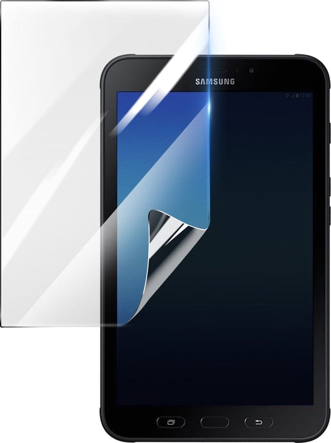 3mk, Geschikt voor Samsung Galaxy Tab Active 2, Schokbestendige Hydrogel Screenprotector, Transparant