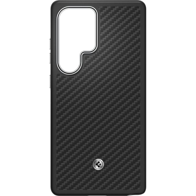 Samsung Spigen Enzo Protective Cover for Galaxy S25 Ultra - Black Silver