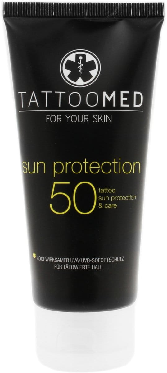 TattooMed - Sun Protection - SPF50 - Zonnebrandcreme voor getattoeëerde Huid - 100ml