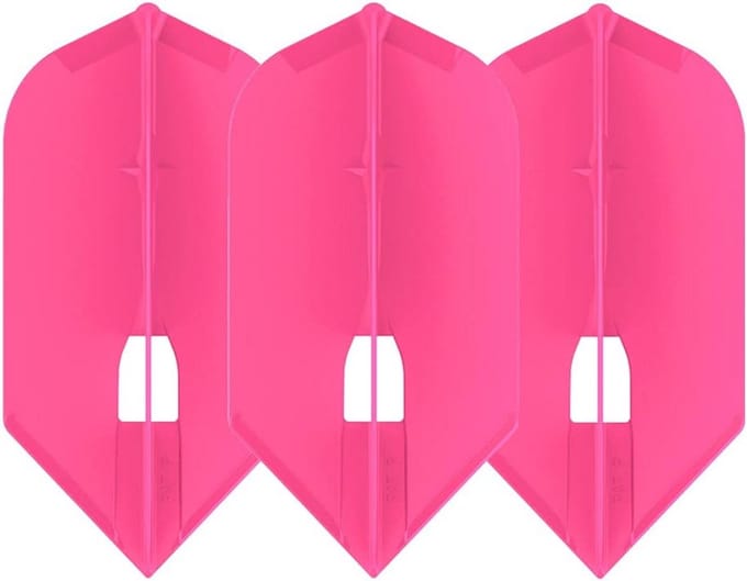 Professionele Dartflights Slim Roze voor Strakke Setups