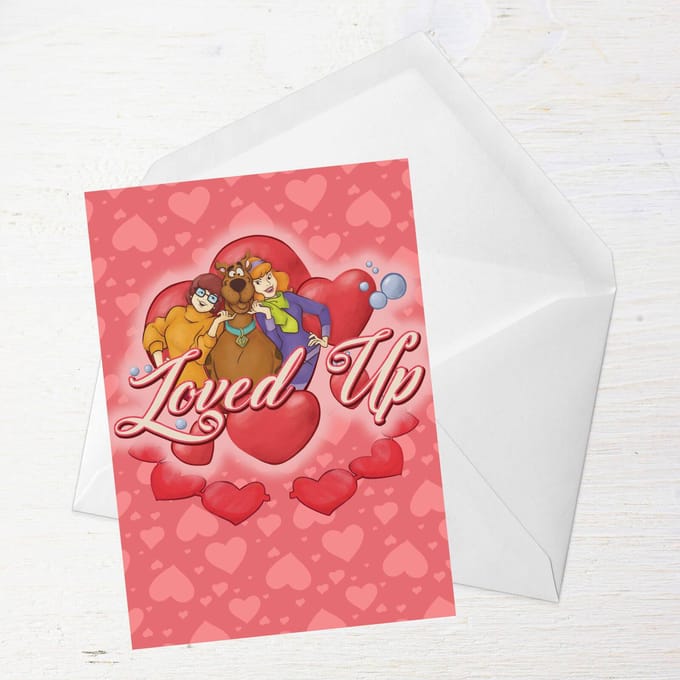 Scooby Doo Valentines Loved Up Greetings Card - Standard Card