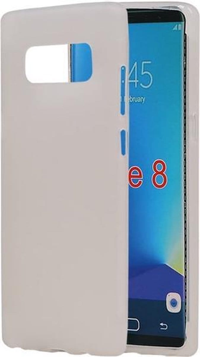 BestCases.nl Samsung Galaxy Note 8 TPU back case hoesje Wit