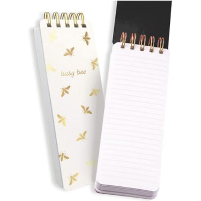 Eccolo notitieblok - spiraal - Busy Bee - lijn - ca.8x23cm - EC-Q601U
